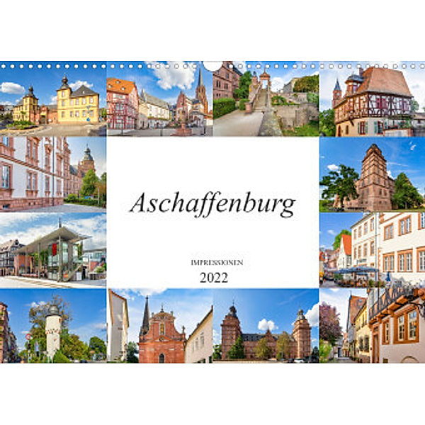 Aschaffenburg Impressionen (Wandkalender 2022 DIN A3 quer), Dirk Meutzner