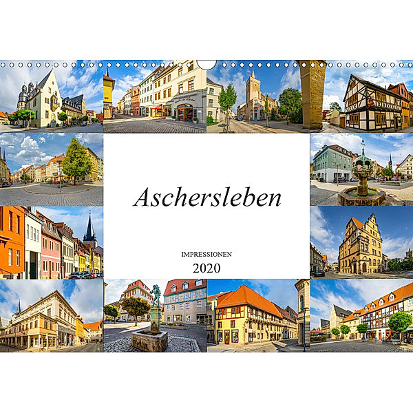 Aschersleben Impressionen (Wandkalender 2020 DIN A3 quer), Dirk Meutzner