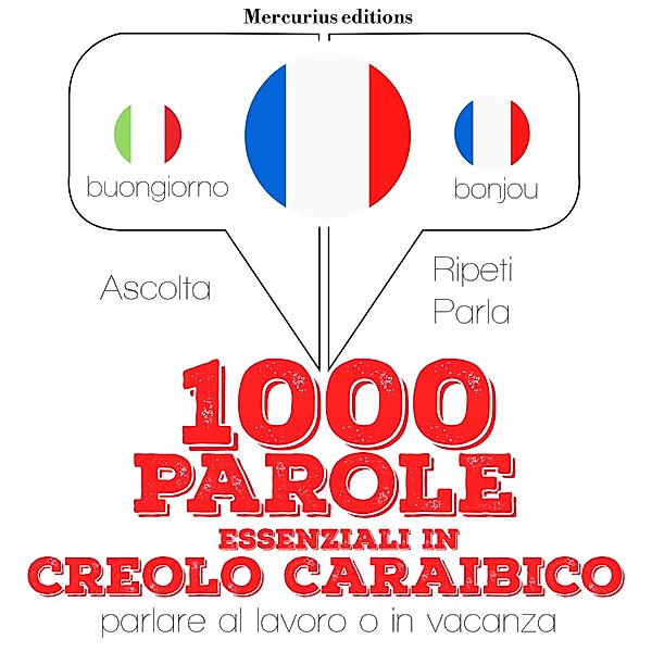 Ascolta, ripeti, parla, Corso di apprendimento linguistico - 1000 parole essenziali in creolo caraibico, JM Gardner