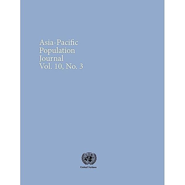 Asia-Pacific Population Journal, Vol.10, No.3, September 1995 / United Nations