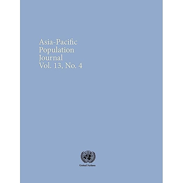 Asia-Pacific Population Journal, Vol.13, No.4, December 1998 / United Nations