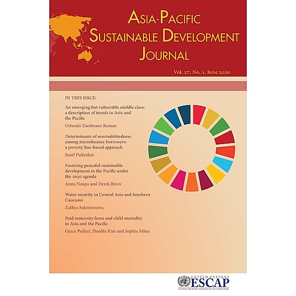 Asia-Pacific Sustainable Development Journal 2020, Issue No. 1 / Asia-Pacific Sustainable Development Journal