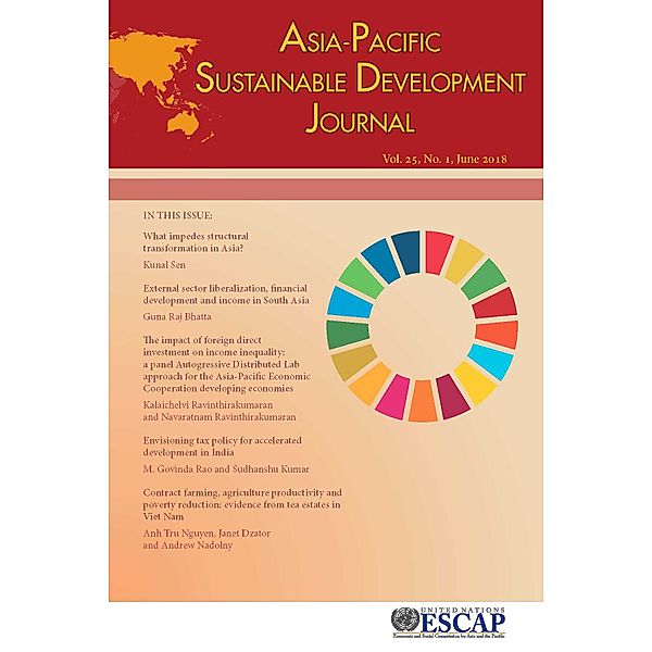 Asia-Pacific Sustainable Development Journal: Asia-Pacific Sustainable Development Journal 2018, Issue No. 1
