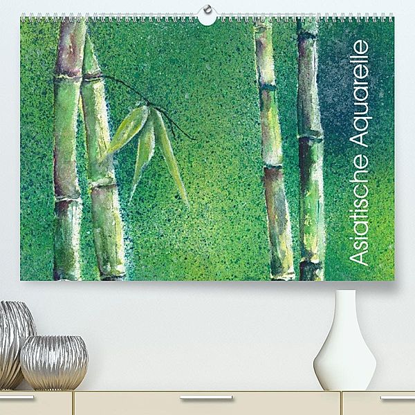 Asiatische Aquarelle (Premium, hochwertiger DIN A2 Wandkalender 2023, Kunstdruck in Hochglanz), Jitka Krause