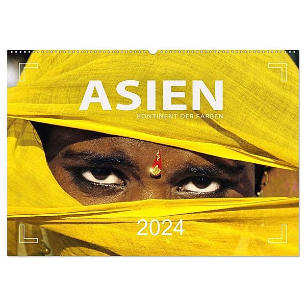 Asien - Kontinent der Farben (Wandkalender 2024 DIN A2 quer), CALVENDO Monatskalender, Mario Weigt