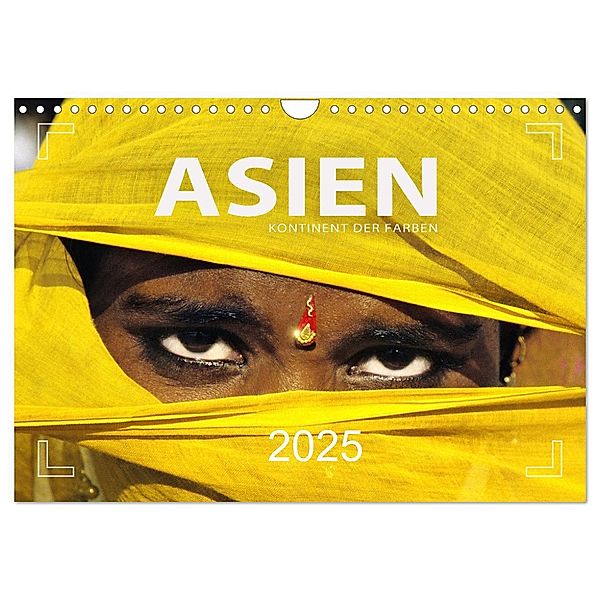 Asien - Kontinent der Farben (Wandkalender 2025 DIN A4 quer), CALVENDO Monatskalender, Calvendo, Mario Weigt