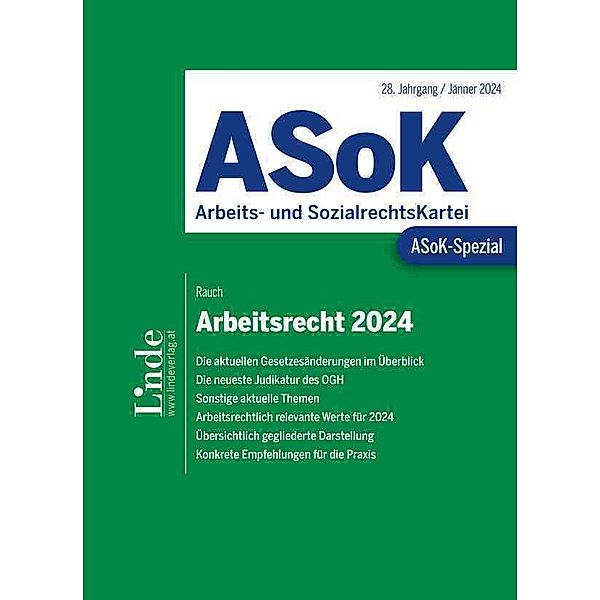 ASoK-Spezial Arbeitsrecht 2024, Thomas Rauch