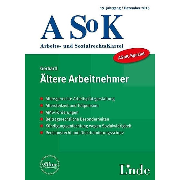 ASoK-Spezial / ASoK-Spezial Ältere Arbeitnehmer, Andreas Gerhartl
