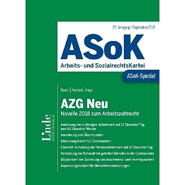 ASoK-Spezial AZG Neu (f. Österreich), Thomas Rauch, Veronika Ihradska, Alexander Noga