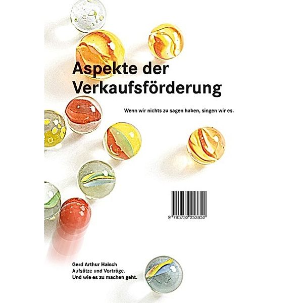 Aspekte der Verkaufsförderung, GERD ARTHUR HAISCH