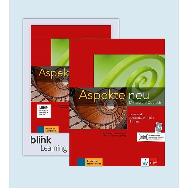 Aspekte neu B1 plus - Teil 1 - Media Bundle BlinkLearning, m. 1 Beilage, Ute Koithan, Tanja Mayr-Sieber, Helen Schmitz