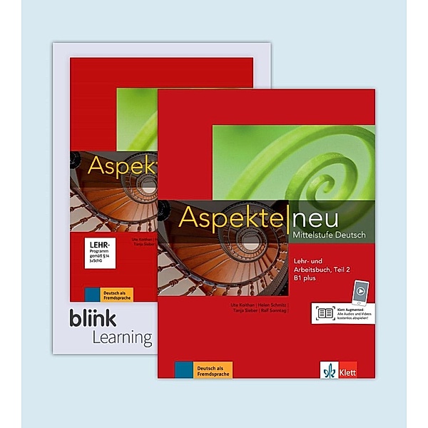 Aspekte neu B1 plus - Teil 2 - Media Bundle BlinkLearning, m. 1 Beilage, Ute Koithan, Tanja Mayr-Sieber, Helen Schmitz