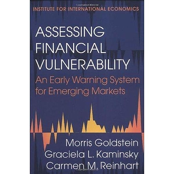 Assessing Financial Vulnerability, Morris Goldstein, Graciela Kaminsky, Carmen Reinhart