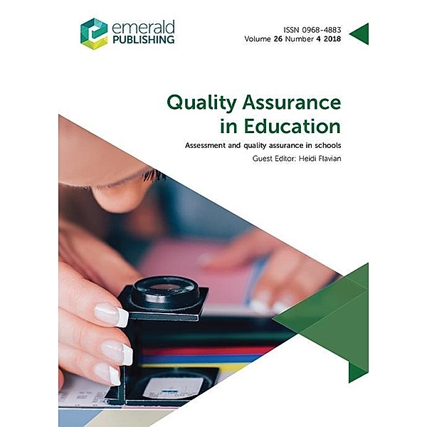 Assessment and quality assurance in schools