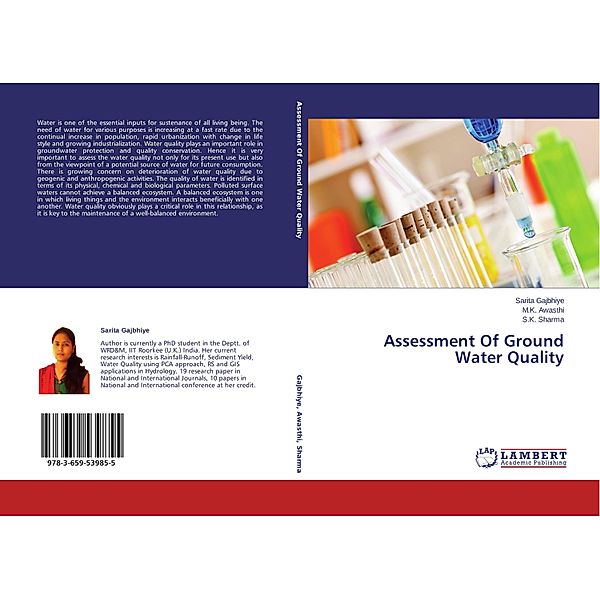 Assessment Of Ground Water Quality, Sarita Gajbhiye, M. K. Awasthi, S. K. Sharma