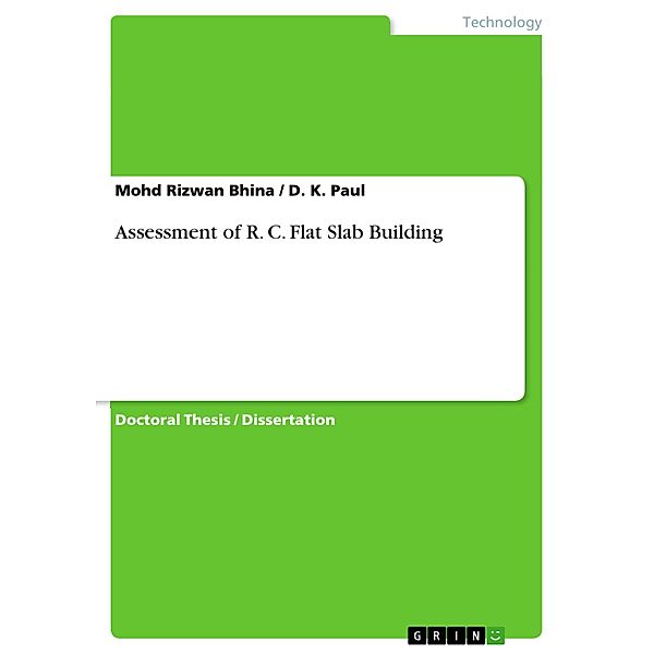 Assessment of R C Flat Slab Building, Mohd Rizwan Bhina