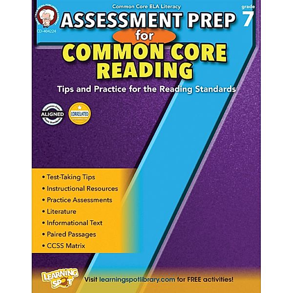 Assessment Prep for Common Core Reading, Grade 7, Schyrlet Cameron