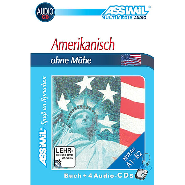 Assimil Amerikanisch ohne Mühe / Lehrbuch und 4 Audio-CDs