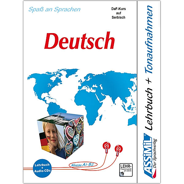 ASSiMiL Deutsch - DaF-Kurs auf Serbisch, Lehrbuch + 4 Audio-CDs