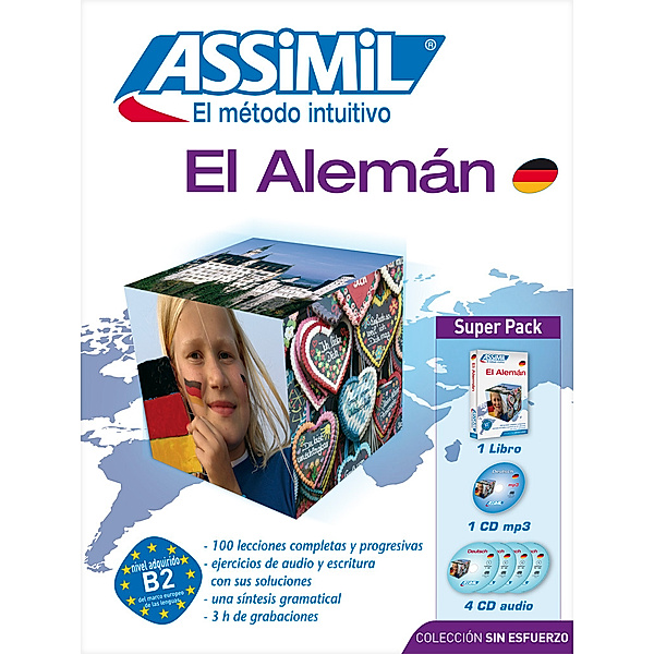 ASSiMiL El alemán, Libro + 1 MP3-CD + 4 Audio-CDs