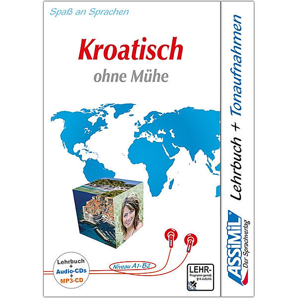 ASSiMiL Kroatisch ohne Mühe - Lehrbuch + 3 Audio-CDs + 1 mp3-CD