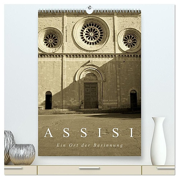 Assisi. Ein Ort der Besinnung. (hochwertiger Premium Wandkalender 2024 DIN A2 hoch), Kunstdruck in Hochglanz, Kateryna Yerokhina
