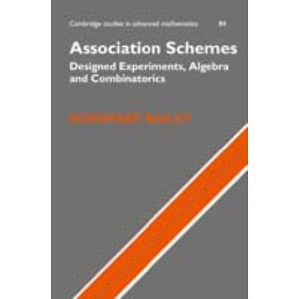Association Schemes, R. A. Bailey