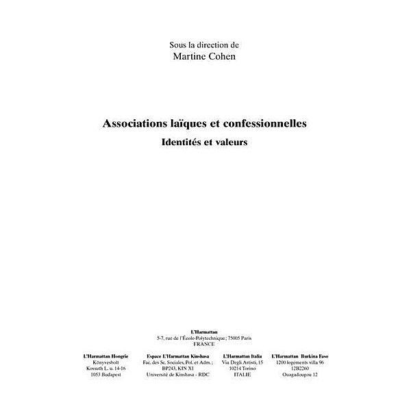 Associations laiques et confessionnelles / Hors-collection, Cohen Martine