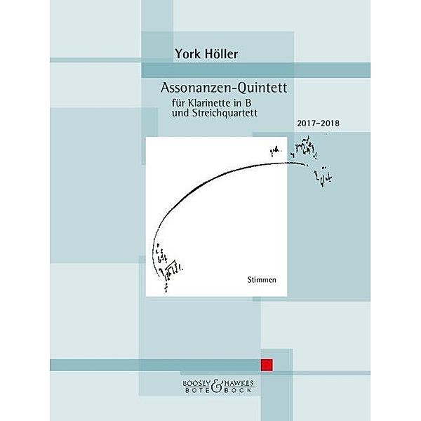 Assonanzen-Quintett. Für Klarinette in B und Streichquartett.