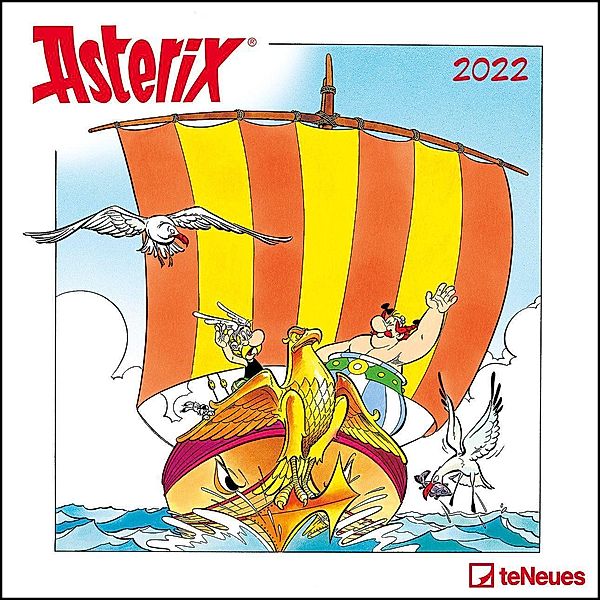 Asterix 2022 - Wand-Kalender - Broschüren-Kalender - 30x30 - 30x60 geöffnet - Cartoon