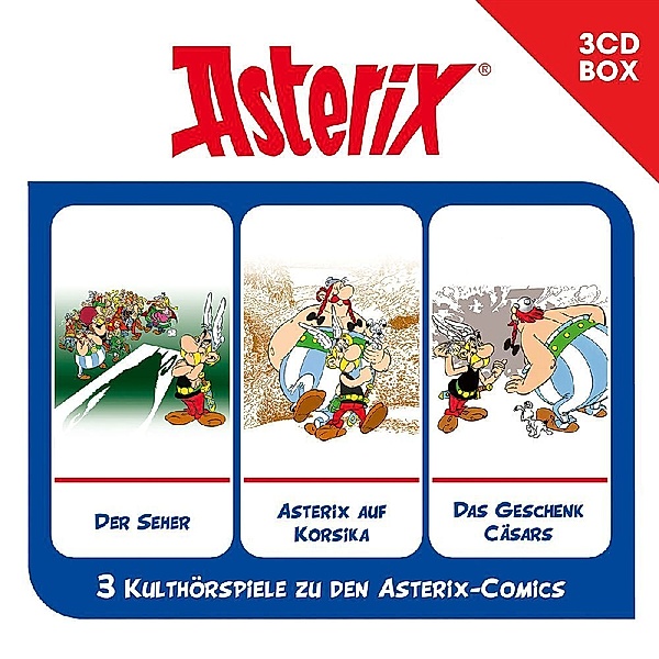 Asterix -3-CD-Hörspielbox.Vol.7,3 Audio-CD, René Goscinny, Albert Uderzo