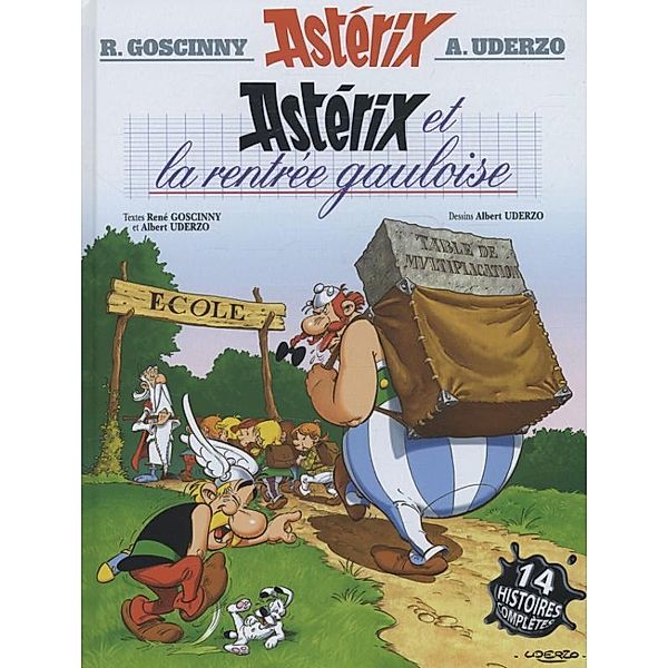 Asterix et la rentree gauloise; Asterix plaudert aus der Schule, französische Ausgabe, Rene Goscinny
