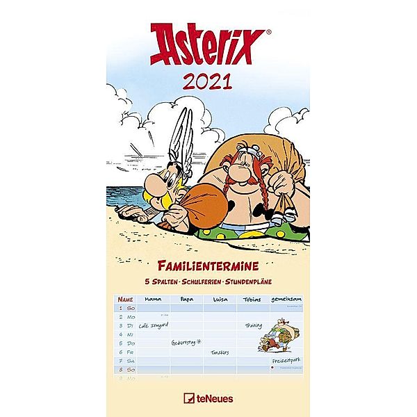 Asterix Familientermine 2021