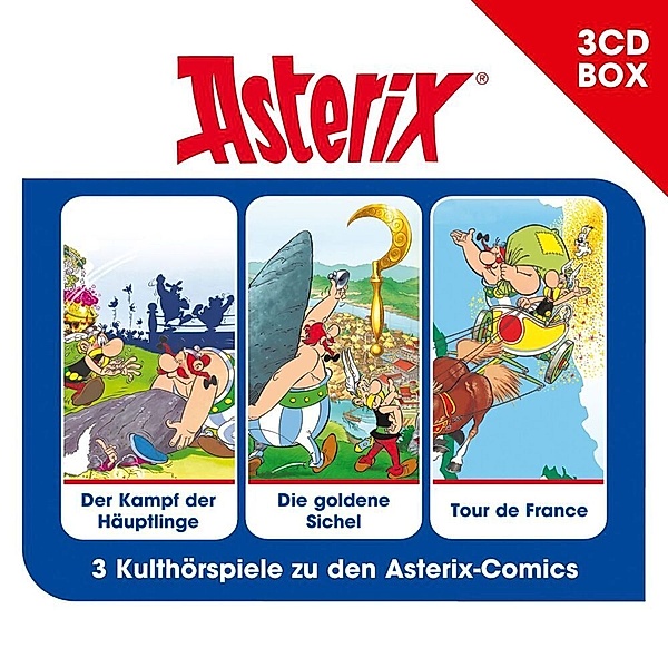Asterix, Hörspielbox.Vol.2,3 Audio-CDs, Asterix