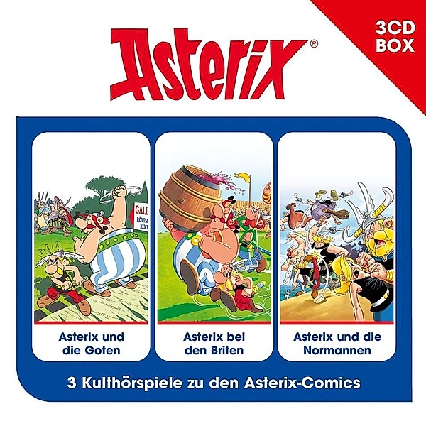 Asterix, Hörspielbox.Vol.3,3 Audio-CDs, Asterix