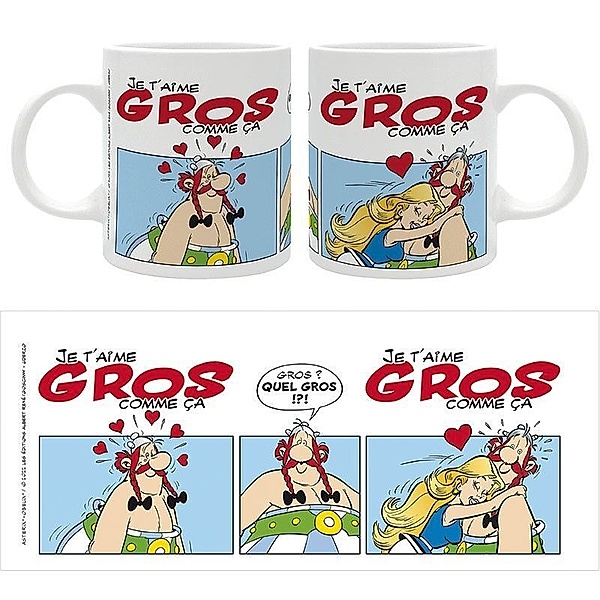 Asterix Love - Je T'Aime Gros Comme Ça 320 ml Tasse
