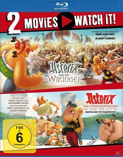 Image of Asterix und die Wikinger / Asterix im Land der Götter - 2 Disc Bluray