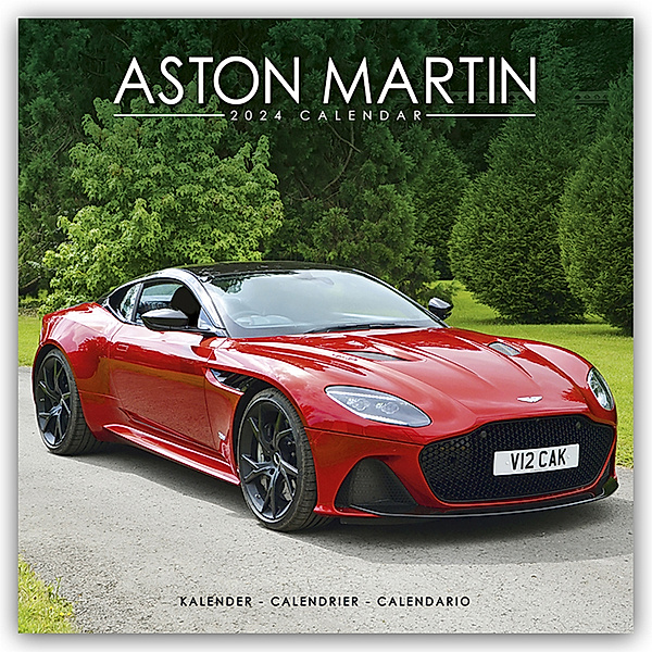 Aston Martin 2024 - 16-Monatskalender, Avonside Publishing