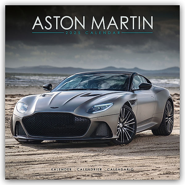 Aston Martin 2025 - 16-Monatskalender, Avonside Publishing