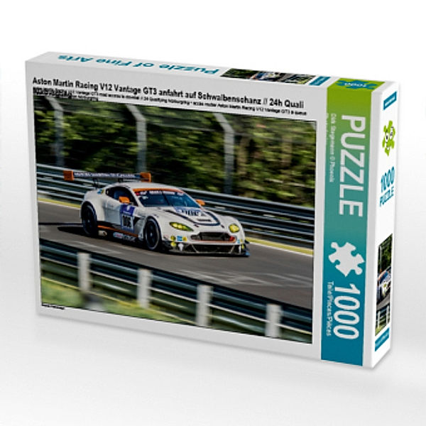 Aston Martin Racing V12 Vantage GT3 anfahrt auf Schwalbenschanz // 24h Quali Nürburgring (Puzzle), Dirk Stegemann
