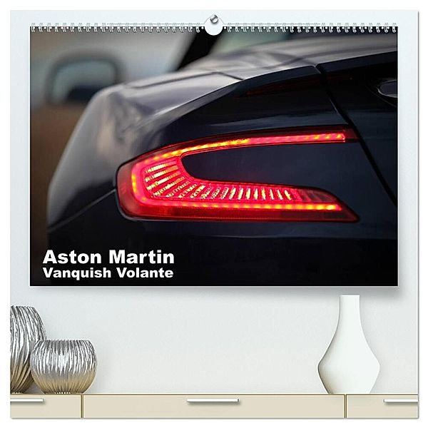 Aston Martin Vanquish Volante (hochwertiger Premium Wandkalender 2024 DIN A2 quer), Kunstdruck in Hochglanz, Jürgen Wolff