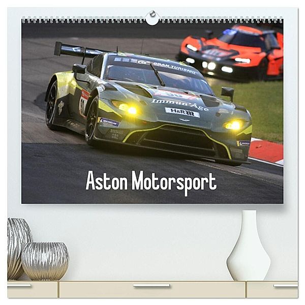 Aston Motorsport (hochwertiger Premium Wandkalender 2024 DIN A2 quer), Kunstdruck in Hochglanz, Thomas Morper
