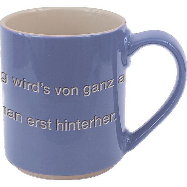 Astrid Lindgren-Helden. Becher Tasse blau, Astrid Lindgren