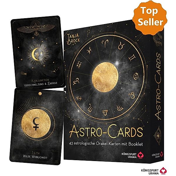 Astro-Cards, m. 1 Buch, m. 43 Beilage, Tanja Brock