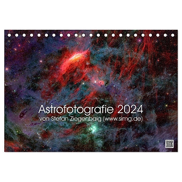 Astrofotografie von Stefan Ziegenbalg (Querformat) (Tischkalender 2024 DIN A5 quer), CALVENDO Monatskalender, Stefan Ziegenbalg
