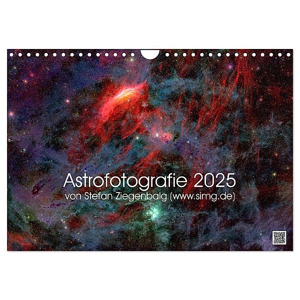 Astrofotografie von Stefan Ziegenbalg (Querformat) (Wandkalender 2025 DIN A4 quer), CALVENDO Monatskalender, Calvendo, Stefan Ziegenbalg