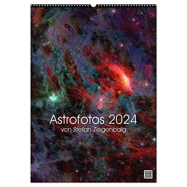 Astrofotos von Stefan Ziegenbalg (Wandkalender 2024 DIN A2 hoch), CALVENDO Monatskalender, Stefan Ziegenbalg