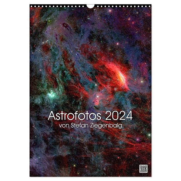 Astrofotos von Stefan Ziegenbalg (Wandkalender 2024 DIN A3 hoch), CALVENDO Monatskalender, Stefan Ziegenbalg