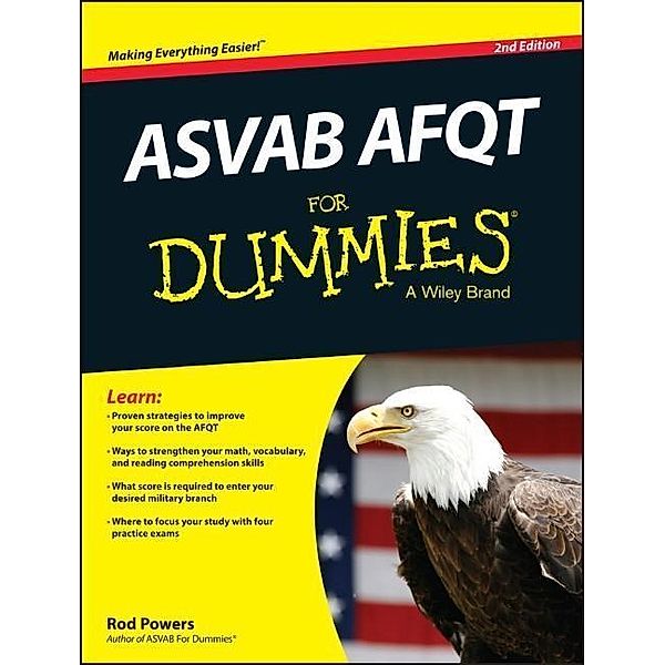 ASVAB AFQT For Dummies, Rod Powers