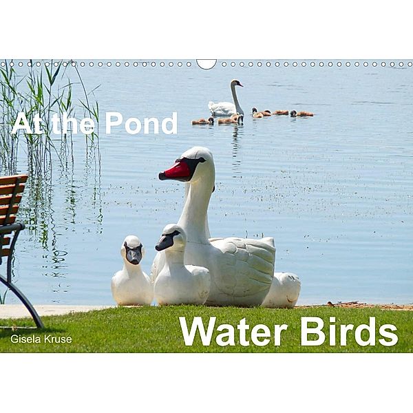 At the Pond Water Birds (Wall Calendar 2023 DIN A3 Landscape), Gisela Kruse